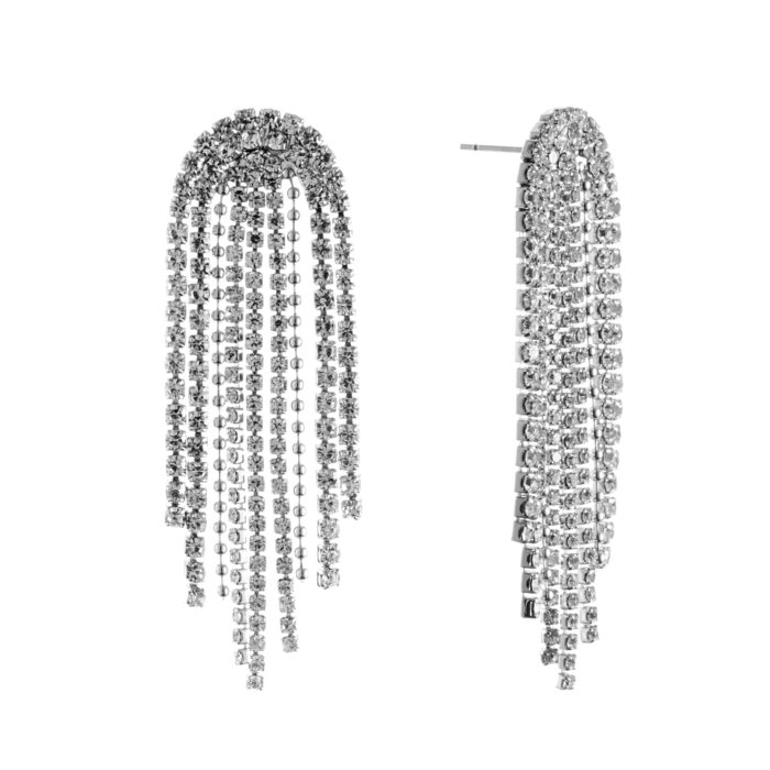 Örhänge, strass och silver, från By Jolima - Bild 3