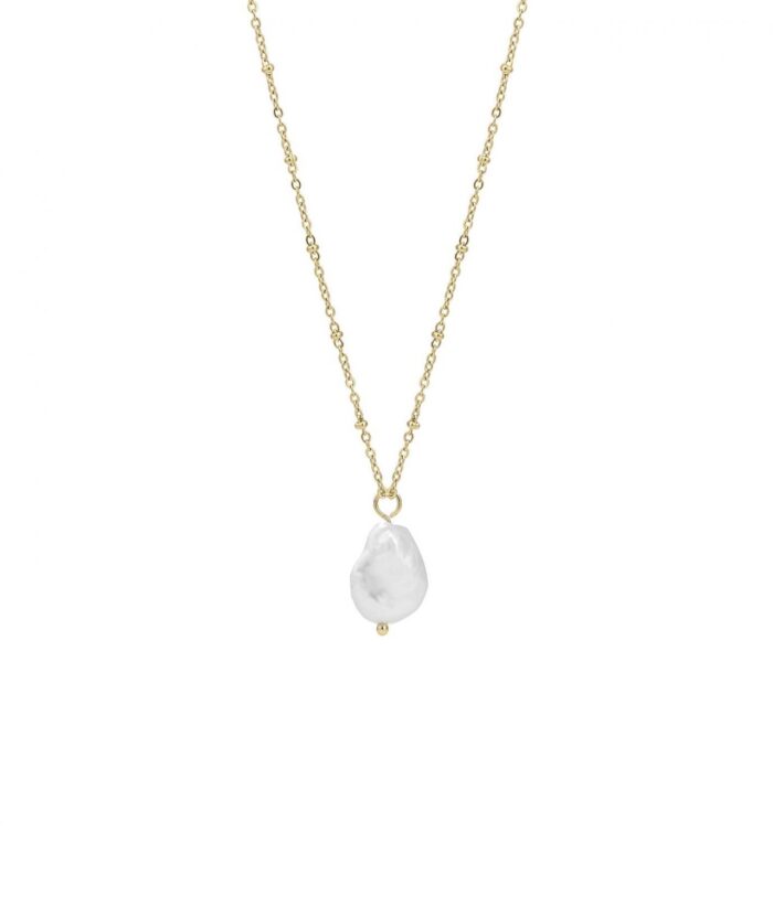 Halsband Naxos, långt guld, från By Jolima